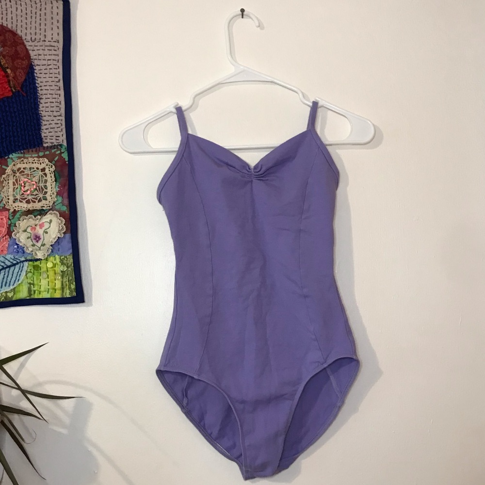 WEAR MOI pinch camisole ballet leotard 💜✨